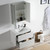 Blossom 016 30 01 MC Valencia 30" Floating Bathroom Vanity With Sink & Medicine Cabinet - Glossy White