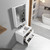 Blossom 016 30 01 MC Valencia 30" Floating Bathroom Vanity With Sink & Medicine Cabinet - Glossy White