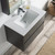 Blossom 016 30 16 M Valencia 30" Floating Bathroom Vanity With Sink & Mirror- Silver Grey