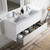 Blossom 016 48 01 DMC Valencia 48" Floating Bathroom Vanity With Double Sink & 2 Medicine Cabinet - Glossy White