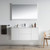 Blossom V8016 48 01S C Valencia 48" Floating Bathroom Vanity With Single Sink - Glossy White