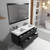 Blossom Valencia 48" Floating Bathroom Vanity With Double Sink & Mirror - Silver Grey - V8016 48 16 DM