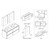 Blossom V8016 48 16 DM Valencia 48" Floating Bathroom Vanity With Double Sink & Mirror - Silver Grey