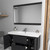 Blossom 016 48 16 SM Valencia 48" Floating Bathroom Vanity With Single Sink & Mirror - Silver Grey