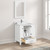 Blossom 026 24 01 CT Geneva 24" Freestanding Bathroom Vanity With Countertop & Undermount Sink - Matte White