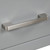 Blossom V8026 24 15 CT M Geneva 24" Freestanding Bathroom Vanity With Countertop, Undermount Sink & Mirror - Metal Grey