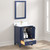 Blossom 026 24 25 CT Geneva 24" Freestanding Bathroom Vanity With Countertop & Undermount Sink - Navy Blue
