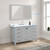 Blossom 026 48 15 CT Geneva 48" Freestanding Bathroom Vanity With Countertop & Undermount Sink - Metal Grey