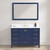 Blossom 026 48 25 CT M Geneva 48" Freestanding Bathroom Vanity With Countertop, Undermount Sink & Mirror - Navy Blue