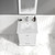 Blossom 027 24 01 CT Copenhagen 24" Freestanding Bathroom Vanity With Countertop & Undermount Sink - Matte White