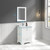 Blossom 027 24 01 CT M Copenhagen 24" Freestanding Bathroom Vanity With Countertop, Undermount Sink & Mirror - Matte White