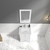Blossom 027 24 01 CT M Copenhagen 24" Freestanding Bathroom Vanity With Countertop, Undermount Sink & Mirror - Matte White