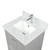 Blossom 027 24 15 CT Copenhagen 24" Freestanding Bathroom Vanity With Countertop & Undermount Sink - Metal Grey
