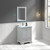 Blossom 027 24 15 CT M Copenhagen 24" Freestanding Bathroom Vanity With Countertop, Undermount Sink & Mirror - Metal Grey