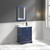 Blossom 027 24 25 CT Copenhagen 24" Freestanding Bathroom Vanity With Countertop & Undermount Sink - Navy Blue