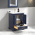 Blossom 027 24 25 CT Copenhagen 24" Freestanding Bathroom Vanity With Countertop & Undermount Sink - Navy Blue