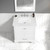 Blossom 027 30 01 CT Copenhagen 30" Freestanding Bathroom Vanity With Countertop & Undermount Sink - Matte White