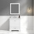 Blossom Copenhagen 30" Freestanding Bathroom Vanity With Countertop, Undermount Sink & Mirror - Matte White - V8027 30 01 CT M
