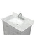 Blossom 027 36 15 CT M Copenhagen 36" Freestanding Bathroom Vanity With Countertop, Undermount Sink & Mirror - Metal Grey