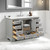 Blossom 027 48 15 CT Copenhagen 48" Freestanding Bathroom Vanity With Countertop & Undermount Sink - Metal Grey