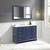 Blossom 027 48 25 CT Copenhagen 48" Freestanding Bathroom Vanity With Countertop & Undermount Sink - Navy Blue