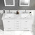 Blossom 027 60 01 CT Copenhagen 60" Freestanding Bathroom Vanity With Countertop & Undermount Sink - Matte White