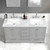 Blossom V8027 60 15 CT Copenhagen 60" Freestanding Bathroom Vanity With Countertop & Undermount Sink - Metal Grey