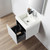 Blossom 028 20 01 A SC Positano 20" Floating Bathroom Vanity with Sink & Side Cabinet - Matte White