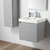 Blossom 028 20 15 A SC Positano 20" Floating Bathroom Vanity with Sink & Side Cabinet - Light Grey