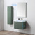 Blossom 028 24 27 A Positano 24" Floating Bathroom Vanity with Sink - Aventurine Green