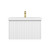 Blossom 028 30 01 A Positano 30" Floating Bathroom Vanity with Sink - Matte White