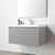 Blossom V8028 36 15 A SC Positano 36" Floating Bathroom Vanity with Sink & Side Cabinet - Light Grey