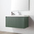 Blossom 028 36 27 A SC Positano 36" Floating Bathroom Vanity with Sink & Side Cabinet - Aventurine Green