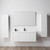 Blossom 028 48 01S A 2SC Positano 48" Floating Bathroom Vanity with Single Sink & 2 Side Cabinet - Matte White