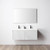 Blossom Positano 48" Floating Bathroom Vanity with Double Sink - Matte White - V8028 48D 01 A