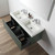 Blossom 028 48D 27 A Positano 48" Floating Bathroom Vanity with Double Sink - Aventurine Green