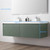 Blossom 028 60 27 A Positano 60" Floating Bathroom Vanity with Sink - Aventurine Green