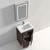 Blossom 029 24 30 A Hanover 24" Freestanding Bathroom Vanity with Sink - Cali Walnut