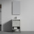 Blossom 031 20 32 C Turin 20" Freestanding Bathroom Vanity with Sink - Plain Cement