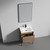 Blossom V8031 24 29 C Turin 24" Freestanding Bathroom Vanity with Sink - Classic Oak