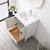 Blossom 033 24 01 CH A Oslo 24" Freestanding Bathroom Vanity with Sink - White