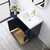 Blossom 033 24 25 BG A Oslo 24" Freestanding Bathroom Vanity with Sink - Blue