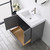 Blossom 033 30 15 BN A Oslo 30" Freestanding Bathroom Vanity with Sink - Grey