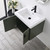 Blossom 034 24 10 MB A Moss 24" Floating Bathroom Vanity with Sink - Green