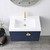 Blossom 034 30 25 BG A Moss 30" Floating Bathroom Vanity with Sink - Blue