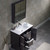 Blossom 014 36 16 M Milan 36" Freestanding Bathroom Vanity With Sink & Mirror- Silver Grey