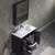 Blossom 014 36 16 MC Milan 36" Freestanding Bathroom Vanity With Sink & Medicine Cabinet - Silver Grey