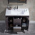 Blossom V8014 36 16 MC Milan 36" Freestanding Bathroom Vanity With Sink & Medicine Cabinet - Silver Grey