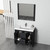 Blossom V8014 36 16 MC Milan 36" Freestanding Bathroom Vanity With Sink & Medicine Cabinet - Silver Grey