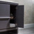 Blossom V8014 36 16 MC Milan 36" Freestanding Bathroom Vanity With Sink & Medicine Cabinet - Silver Grey